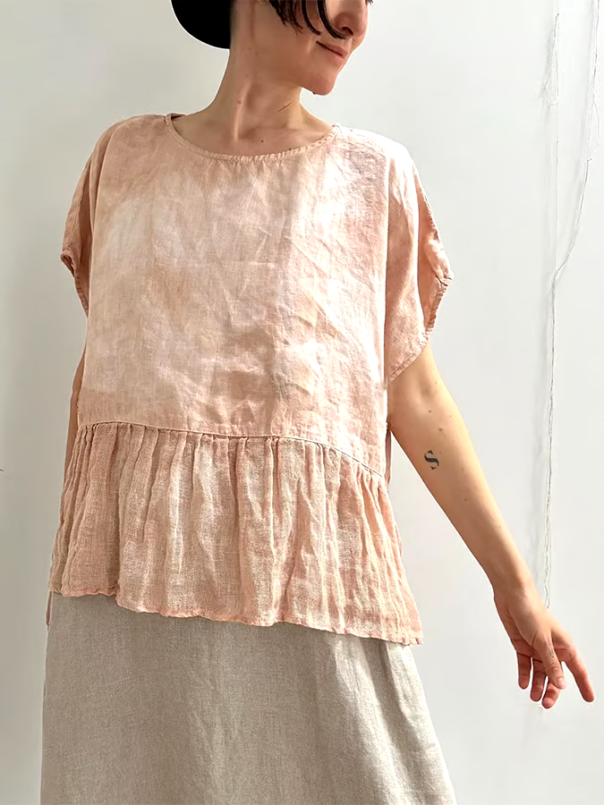 Women's Summer Cotton&Linen Sleeveless T-Shirt Women's Summer Cotton&Linen Sleeveless T-Shirt