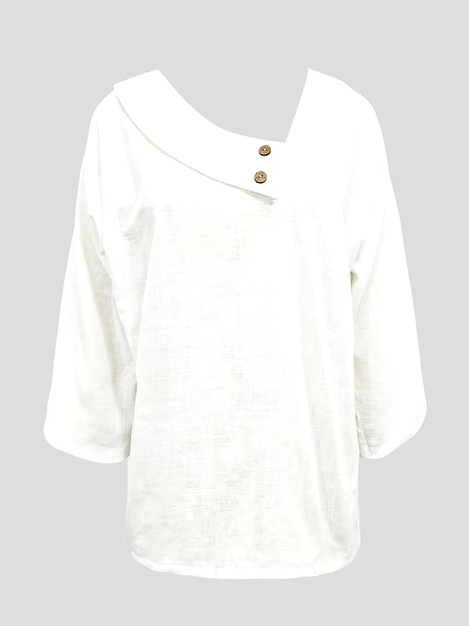 Women'S Casual Solid Color Tops Shirts