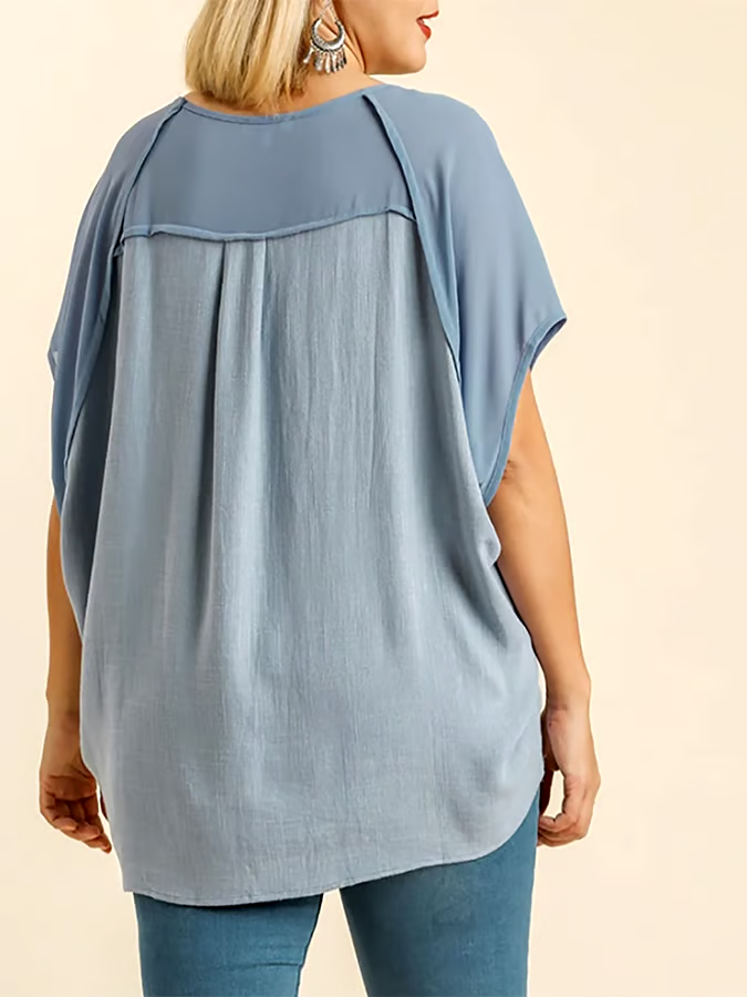 Women's Summer Cotton&Linen Short-Sleeved T-Shirt Women's Summer Cotton&Linen Short-Sleeved T-Shirt