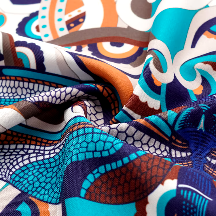 V Neck Print Mini Skirt Swimsuit Set