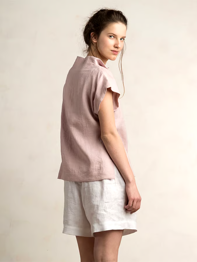 Women's Summer Short Sleeve Cotton&Linen T-Shirt Women's Summer Short Sleeve Cotton&Linen T-Shirt