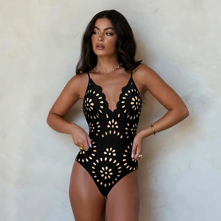 DBVACAY Laser Cutting Flower Hollow Swimsuit DBVACAY Laser Cutting Flower Hollow Swimsuit
