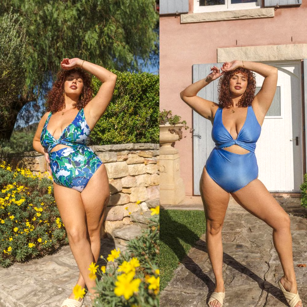 Blue Reversible Multi Wear Bikini And Skirt Swimsuit Set Blue Reversible Multi Wear Bikini And Skirt Swimsuit Set